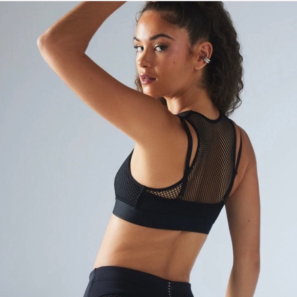 real Savage x Fendy Black Mesh Bralette - Picture 3 of 6